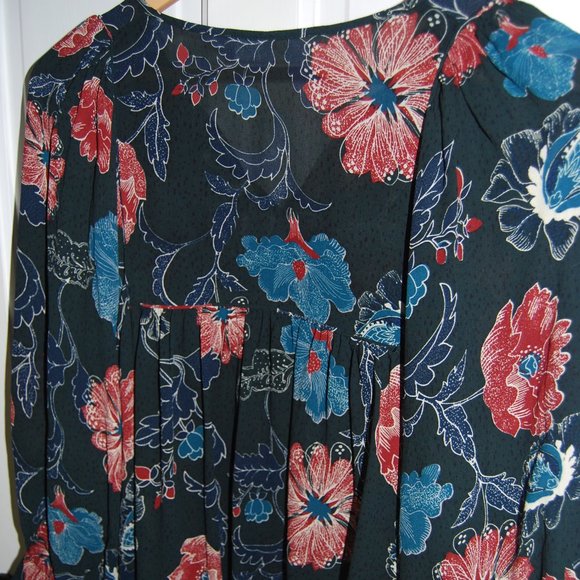 ASTR the label floral boho rayon top - Picture 3 of 7